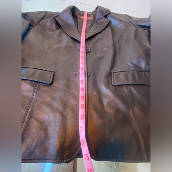 •🔥 Balmain Buttery Brown Leather Blazer 🔥• - Picture 11 of 11